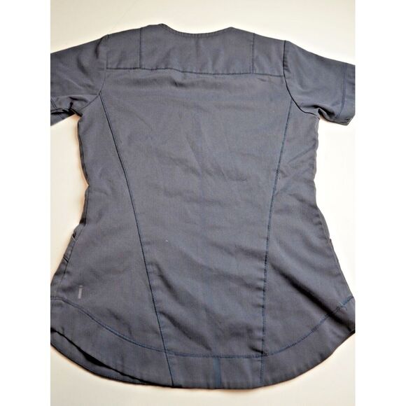 Grey's Anatomy #7187 Impact Womens xxS Gray V‎ Neck Scrub Top - Picture 8 of 8